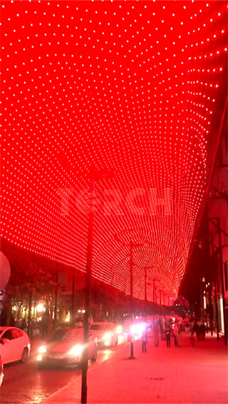 architect lighting led mesh curtain in Jordan, By torchvisual