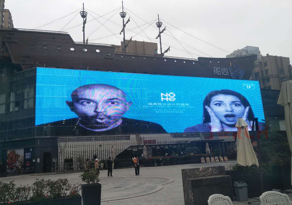 led media facade, led video wall