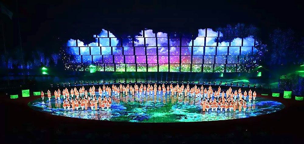 led backdrop display screen